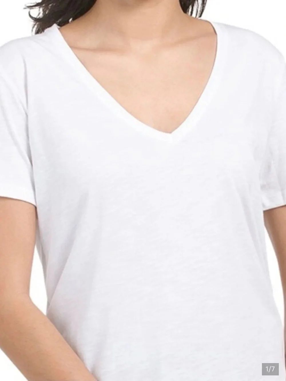 Theory Dayne B Short Sleeve V-neck Tee size small